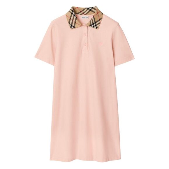 Burberry Women Check Collar Cotton Dress